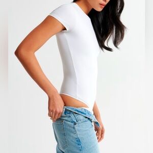 Abercrombie & Fitch Soft Matte Seamless Tee Bodysuit